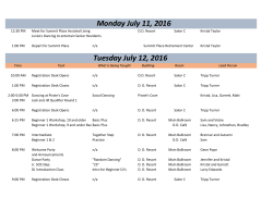 junior sos schedule - Junior Shag Association