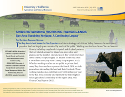 Bay Area Ranching Heritage: A Continuing Legacy