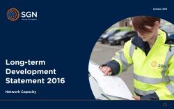 SGN long-term development statement 2016