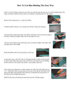 How To Cut Bias Binding The Easy Way