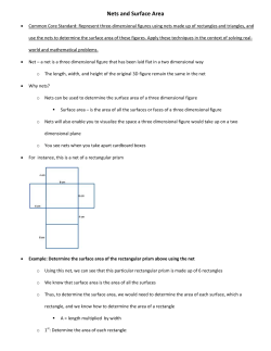 Nets and Surface Area