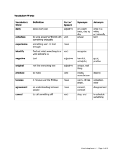 annoyance- a feeling of slight anger