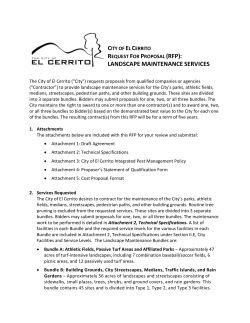 (rfp): landscape maintenance services