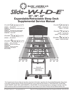 Zenith Beds Slide Wide Brochure