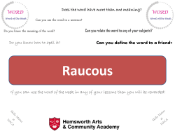 Raucous