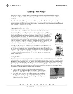 Tips on Tips - Online PicoTips