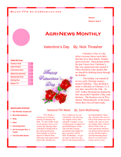Macon FFA - February Newsletter.pub