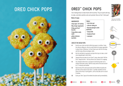 oreo chick pops