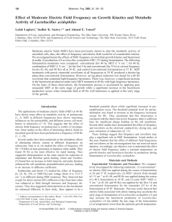 Effect of Moderate Electric Field Frequency on Growth Kinetics and