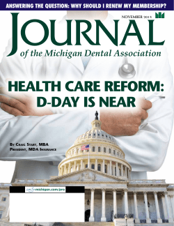 health care reform: d-day is near