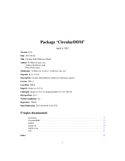 Package `CircularDDM`