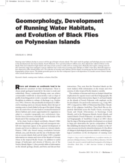 03 November Article Craig - Hawaii Biological Survey