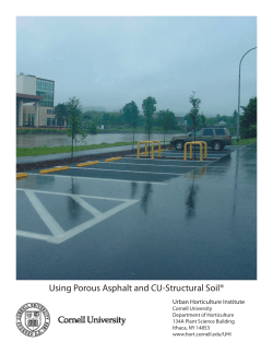 PDF: Using CU-Structural Soil&reg; under Porous Asphalt