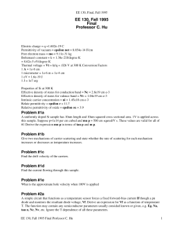 EE 130, Final, Fall 1995