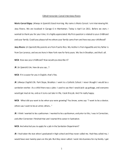 1 Edited transcript: Cancel interviews Rivera Mario Cancel Bigay