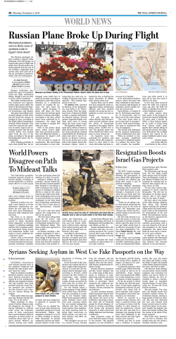 Russian Plane Broke Up During Flight