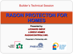 Radon Protection for Homes