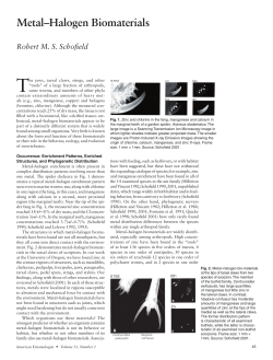 Metal&Acirc;&OElig;Halogen Biomaterials