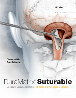 DuraMatrix&reg; Suturable