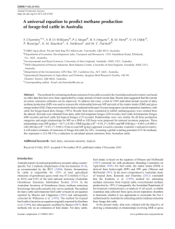 A universal equation to predict methane production of