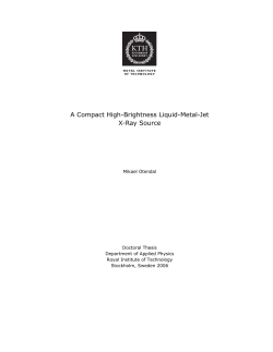 A Compact High-Brightness Liquid-Metal-Jet X-Ray