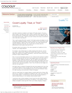 reading - AIR MILES INCENTIVES