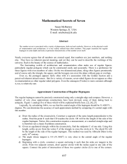 Mathematical Secrets of Seven