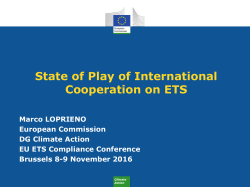 International Cooperation on ETS