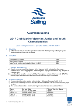 Australian Sailing 2017 Club Marine Victorian Junior and Youth