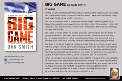Big Game - Teaching Notes