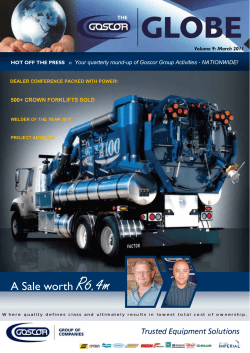500+ CROWN FORKLIFTS SOLD
