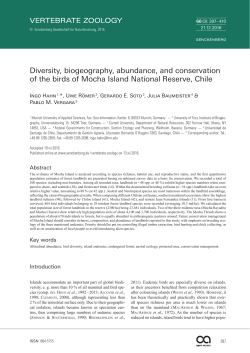 Diversity, biogeography, abundance, and conservation of the birds