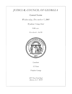 judicial council of georgia