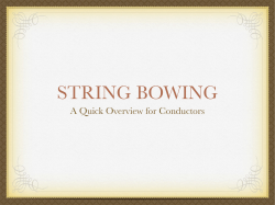 String Bowing