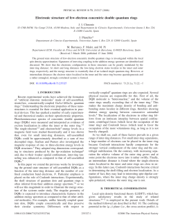 Electronic structure of few-electron concentric double quantum rings