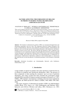 FACTORS AFFECTING THE FORMATION OF ORGANIC BY