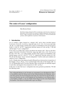 The conics of Lucas` configuration