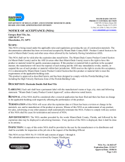 notice of acceptance (noa)