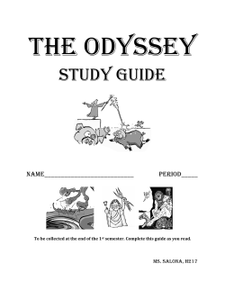 The Odyssey Study Guide