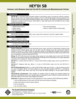 hey di sb - Euclid Chemical
