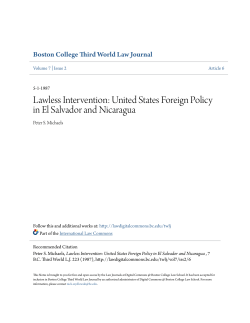 Lawless Intervention: United States Foreign Policy in El Salvador