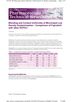 Comparison of Fujicalin&reg; with other DCPA`s