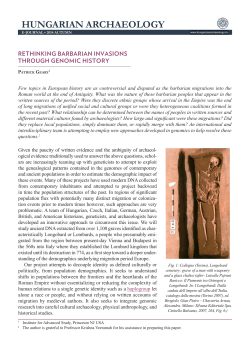 Rethinking Barbarian Invasions through Genomic History