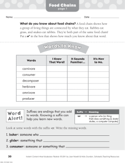 Food Chains - Scholastic