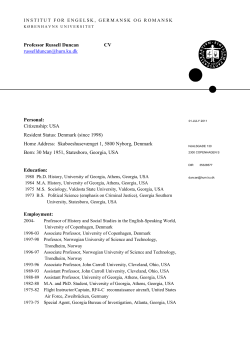 Professor Russell Duncan CV  Personal