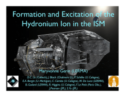 Formation and Excitation of the Hydronium Ion in the ISM