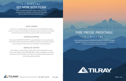 get more with tilray pure. precise. predictable.
