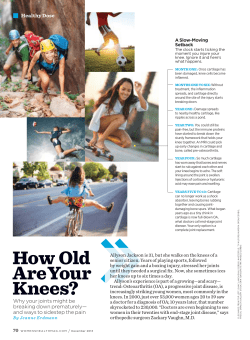 How Old Are Your Knees?