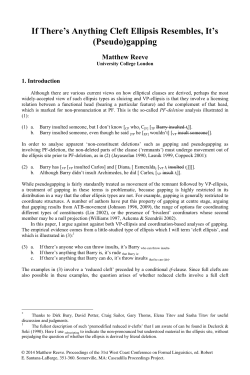 complete paper - Cascadilla Proceedings Project