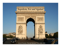 Napoleon, For and Against - Indiana University Bloomington
